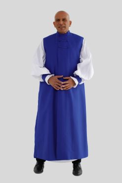 Royal Blue Chimere, Cassock & Rochet Clergy Set