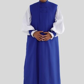 Royal Blue Chimere, Cassock & Rochet Clergy Set