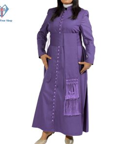 The Perfact Ladies Purple Cassock 33 Buttons