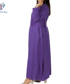 The Perfact Ladies Purple Cassock 33 Buttons