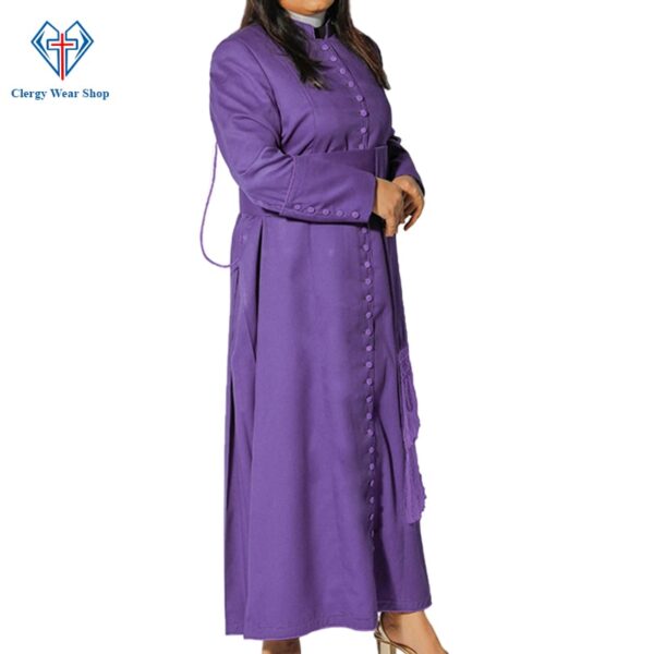 The Perfact Ladies Purple Cassock 33 Buttons