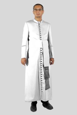 White Mens Cassock