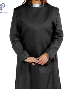 Black Anglican Cassock | Anglican Style Double Breasted Cassock