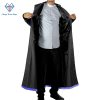 Black Cassock Blue Trim