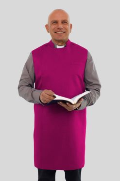 Clergy Apron Fuchsia Red Purple