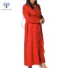 This womens cassock is made with superfine tropical fabric. Soft shoulder pads & half-line till the waist. 33 same fabric-covered buttons on the front placket. Red trim and buttons on the front. Handmade cincture band give bright look.  Three back plates are made for an ideal look. Two inner breast pockets alongwith two combination pockets/side opening.  The ends of the cincture have knotted fringes in blue color. Made by a professional tailor. Dry clean white cassock. Cool comfort. Note: Cincture Belt Sold separately.