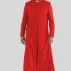 Luxury Red Clergy Cassock for Church Celebrations & Services
