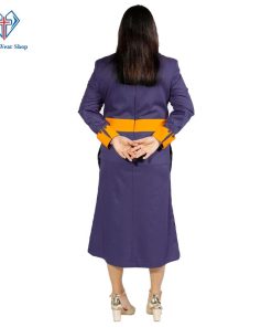 Perfact Women’s Clergy Dresses Navy with Golden Designer Buttons