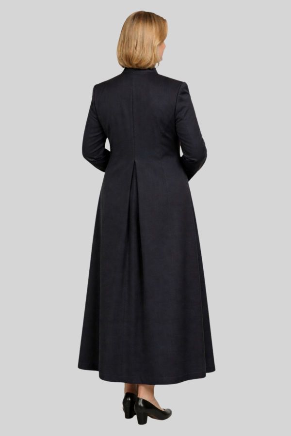 Priestly Womens Anglican Cassock Black for Sacred Event