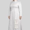Purity White Womens Cassock for Church and Ministry