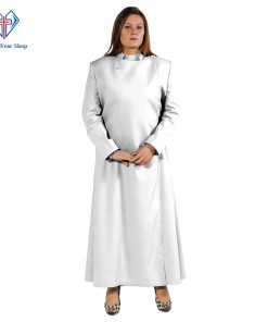 Traditional White Anglican Cassock for Women