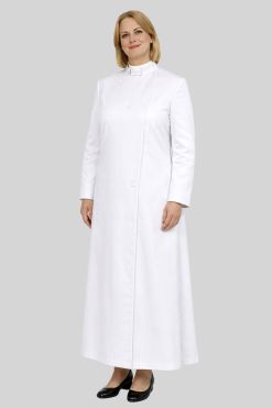 Traditional White Womens Anglican Cassock