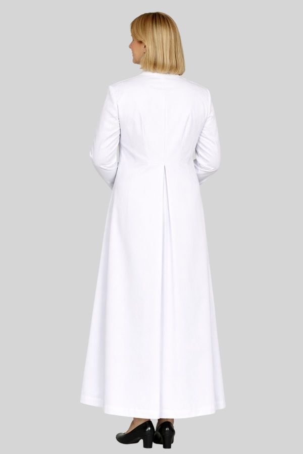 Traditional White Womens Anglican Cassock