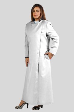 White Anglican Cassock for Women in Traditional Fit