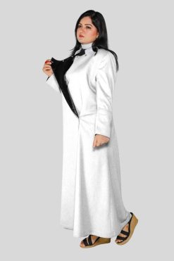 White Anglican Cassock for Women in Traditional Fit