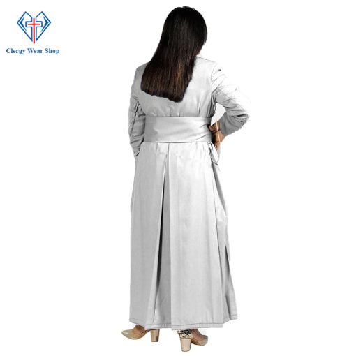 Womens White Cassock With White Triming