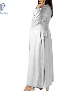 Womens White Cassock With White Triming