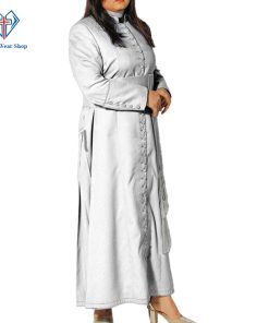 Womens White Cassock With White Triming