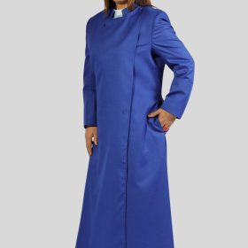 Royal Blue Anglican Cassock for Women in Style