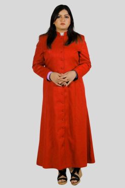 Women Clergy Robes Red