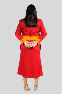 Clergy Dresses Red with Golden Designer Button Style