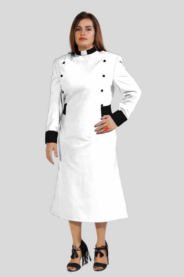 Elegant Designer Clergy Dress for Ministers