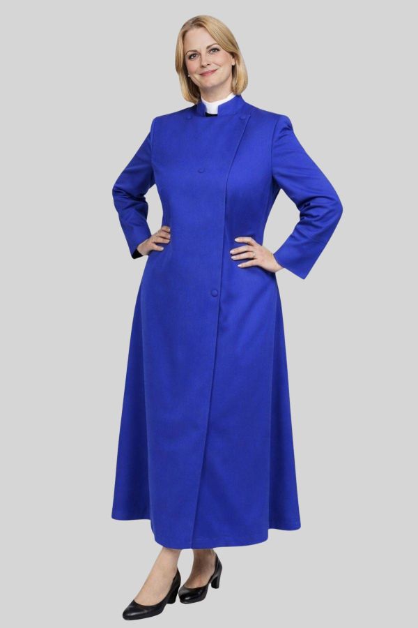 Legacy Womens Anglican Cassock Royal Blue for Holy Event