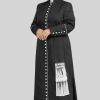 Pastoral Black Cassock with White Trim for Women