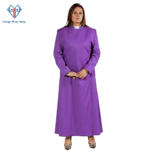 Purple Anglican Cassock for Women - Top Quality