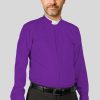 Roman Purple Clergy Shirt
