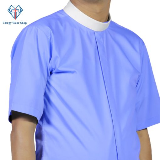 Royal Blue Clergy Shirt