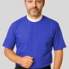 Royal Blue Neckband Clergy Shirt