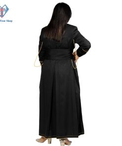 Women Clergy Robe Black