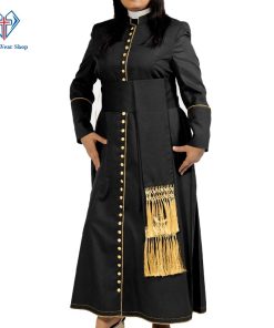 Women Clergy Robe Black