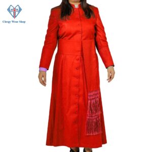 Women Clergy Robes Red