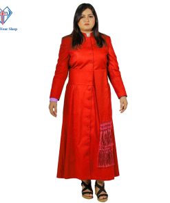 Women Clergy Robes Red - Clergy Wear Shop ™