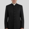 Black Clergy Jacket with Black Piping for Clergy Services