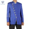 Clergy Jackets Double Breast Frock (Royal Blue Gold)