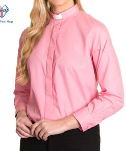 Women Clergy Shirts Pink