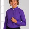 Full Grace Tab Collar Roman Purple for Female Ministers