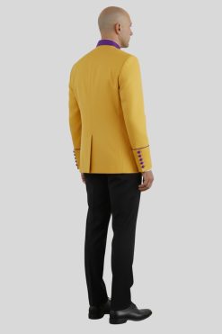 Golden Clergy Jacket Seven Button for Pastors and Clergy