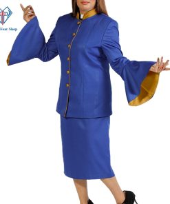 Ladies Church Suits Blue