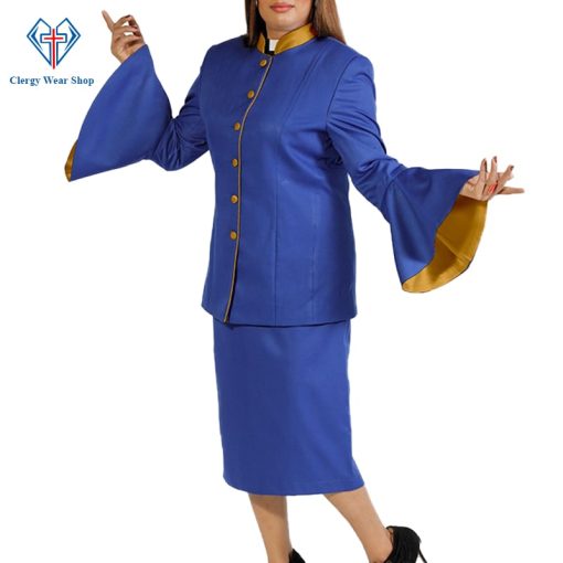 Ladies Church Suits Blue