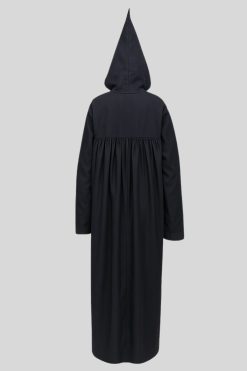 Monastic Black Hooded Robe