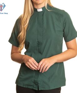 Clergy Shirts for Women Green