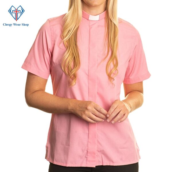 Clergy Shirts for Women Pink