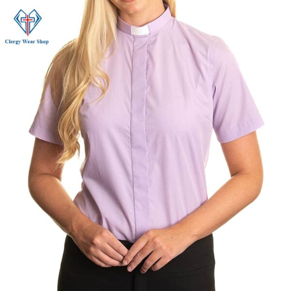 Clergy Shirts for Women Lilac