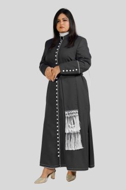 Ladies Clergy Cassock for Women in Sleek Design