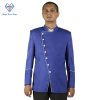 Men’s Double-Breasted Clergy Jacket in Royal Blue