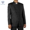 Clergy Jacket Double Breast Frock Black
